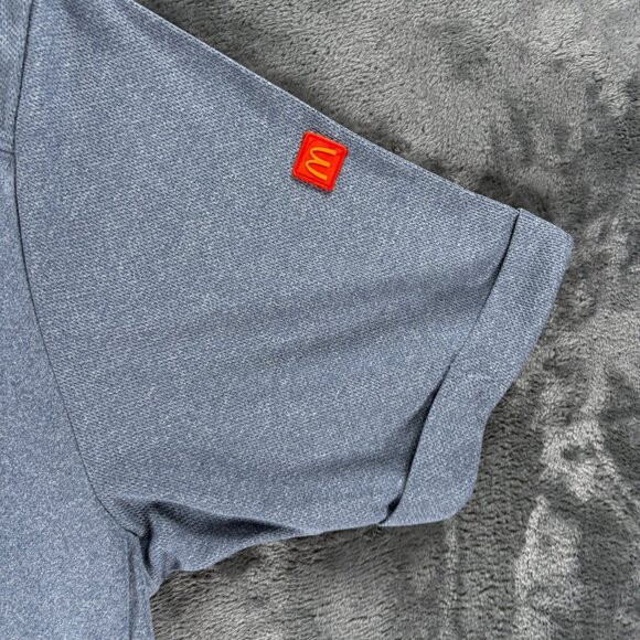 Official McDonald’s Apparel Collection Light Blue Work Shirt Uniform Men M - Picture 4 of 7